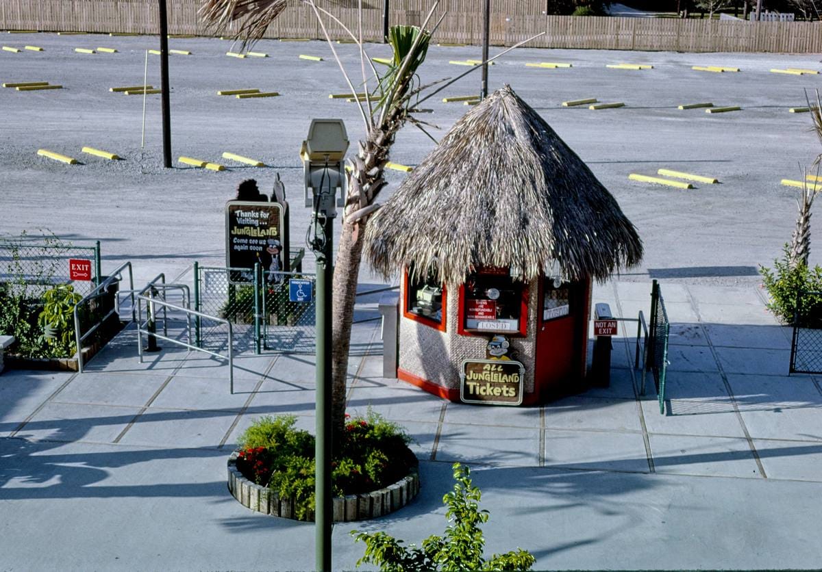 Historic Photo : 1985 Exit, Jungleland miniature golf, Atlantic Beach, North Carolina | Margolies | Roadside America Collection | Vintage Wall Art :