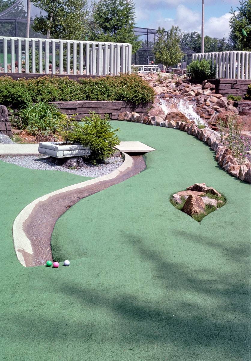 Historic Photo : 2002 Three balls (vertical), Calypso's Cove Mini-Golf, Old Forge, New York | Margolies | Roadside America Collection | Vintage Wall Art :