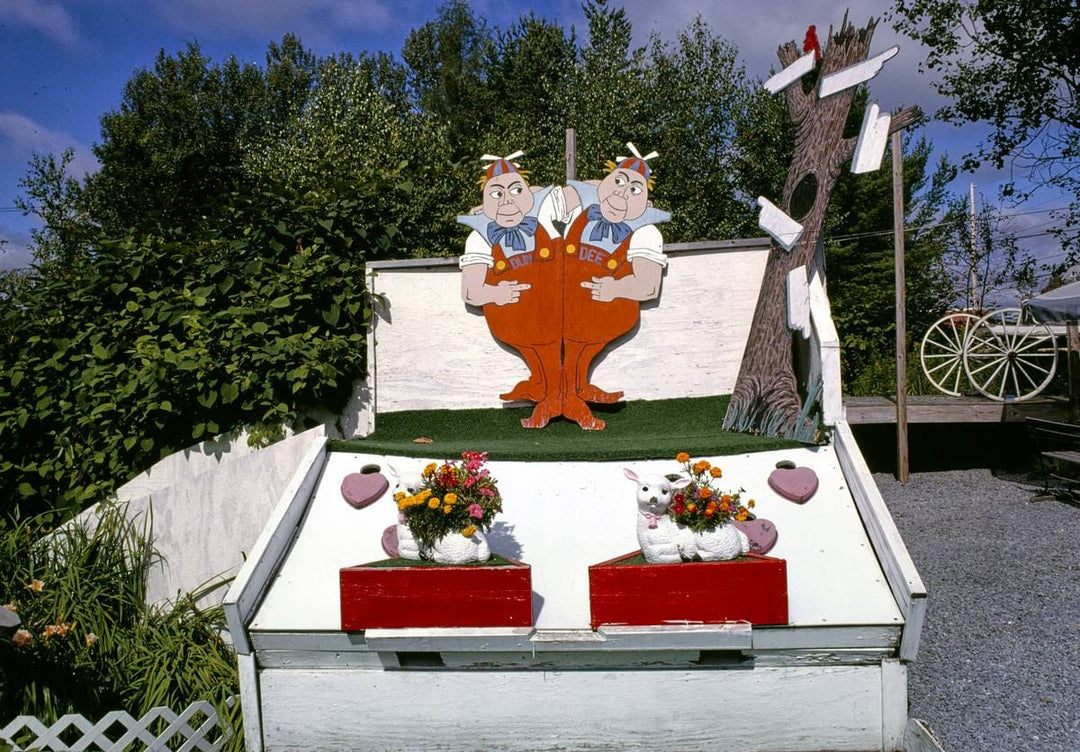 Historic Photo : 2002 Tweedies (horizontal), Jockey's Over the Rainbow Mini-Golf, Old Forge, New York | Margolies | Roadside America Collection | Vintage Wall Art :