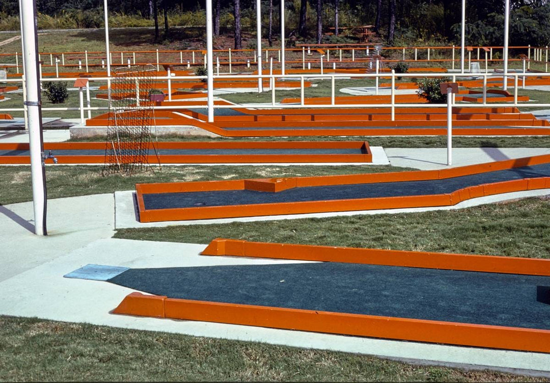 Historic Photo : 1979 Overall, Putt-Putt Mini-Golf Route 29, Spartanburg, South Carolina | Margolies | Roadside America Collection | Vintage Wall Art :