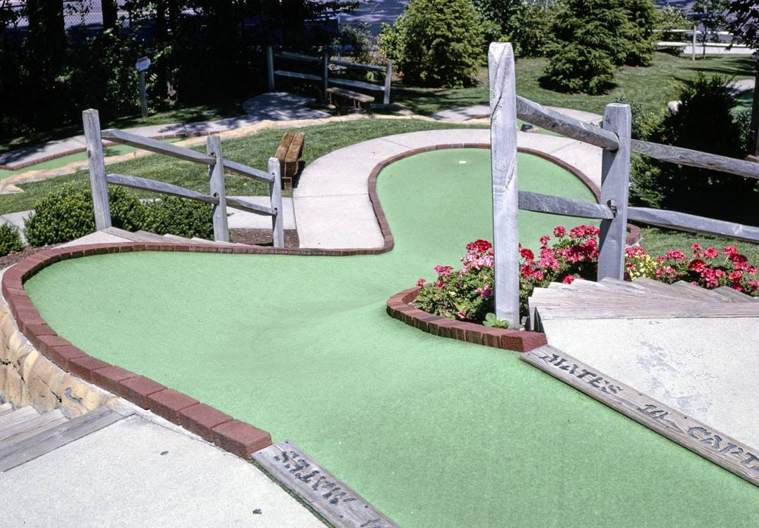 Historic Photo : 2002 Hole, Pirate's Cove Adventure Golf, Queensbury, New York | Margolies | Roadside America Collection | Vintage Wall Art :