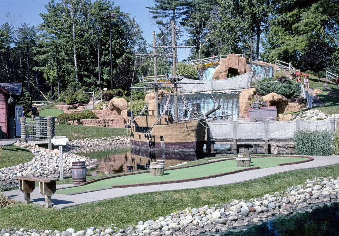 Historic Photo : 2002 Overall angle 3, Pirate's Cove Adventure Golf, Queensbury, New York | Margolies | Roadside America Collection | Vintage Wall Art :