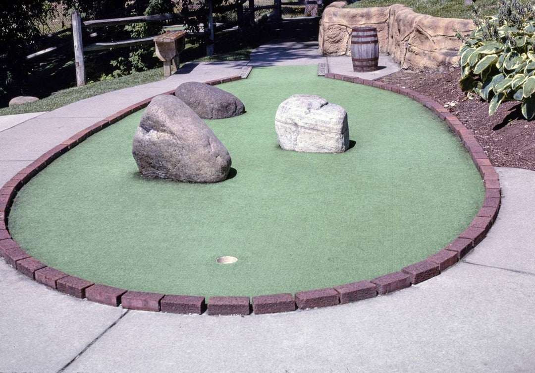 Historic Photo : 2002 Circular hole, Pirate's Cove Adventure Golf, Queensbury, New York | Margolies | Roadside America Collection | Vintage Wall Art :