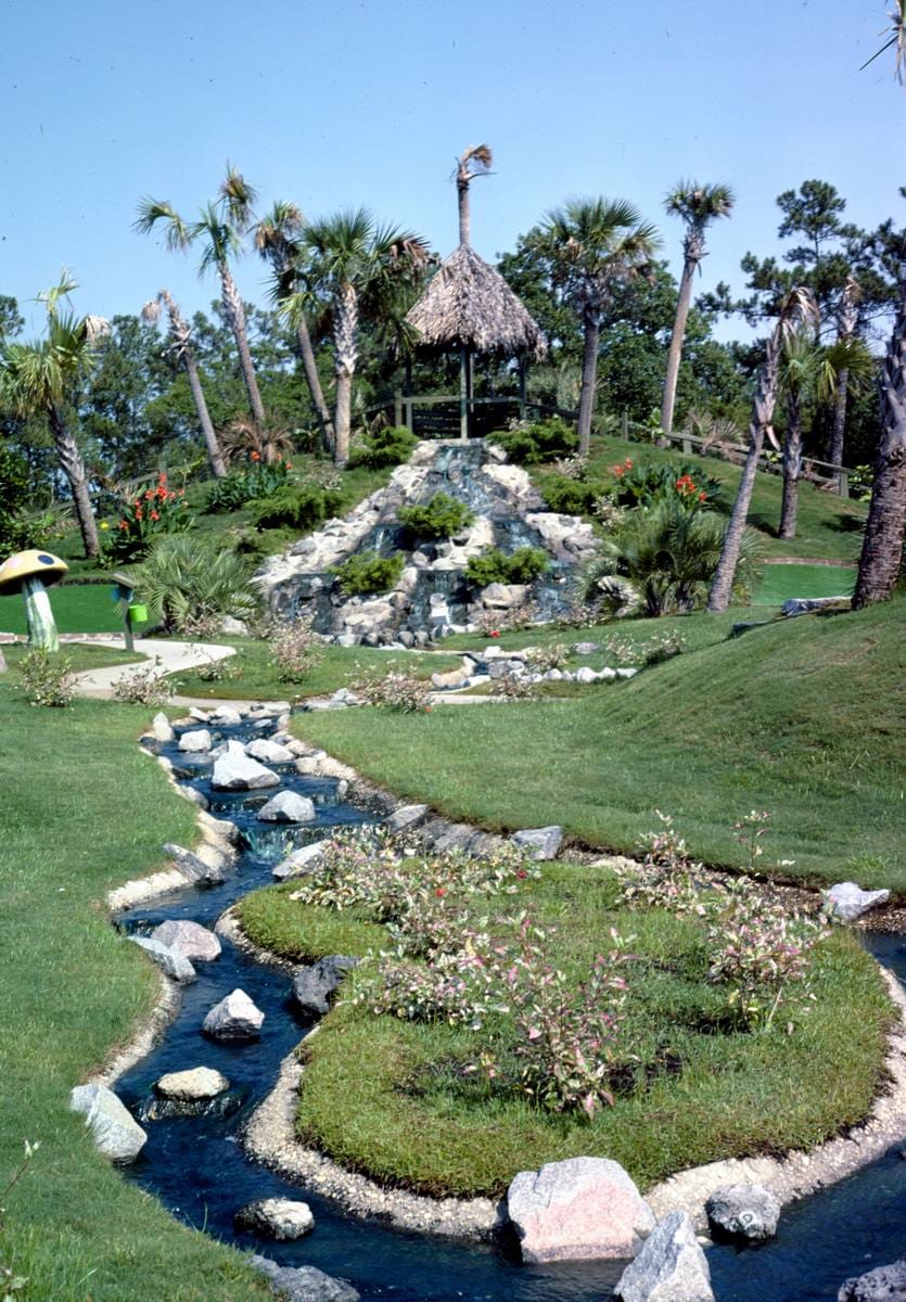 Historic Photo : 1979 Hill 2, Jungle Golf, Myrtle Beach, South Carolina | Margolies | Roadside America Collection | Vintage Wall Art :