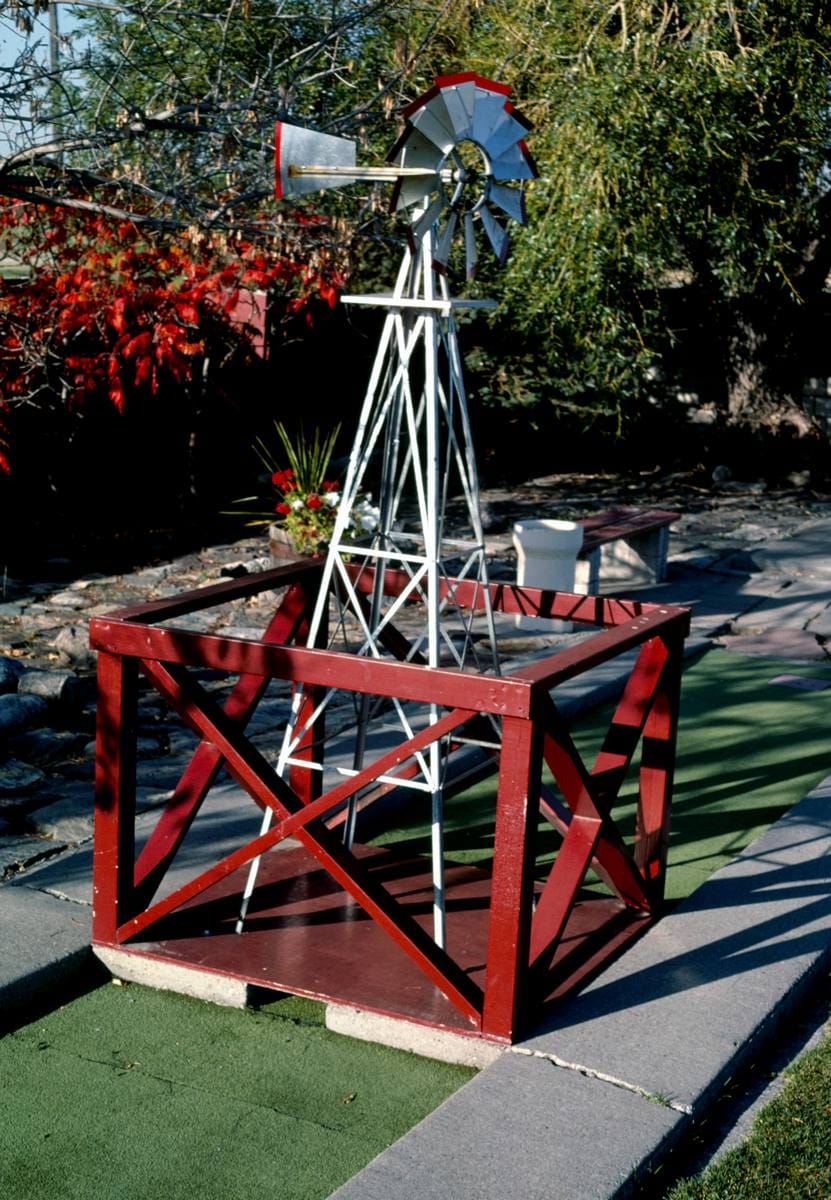 Historic Photo : 1987 Wind vane, Benny's mini golf, Great Falls, Montana | Margolies | Roadside America Collection | Vintage Wall Art :