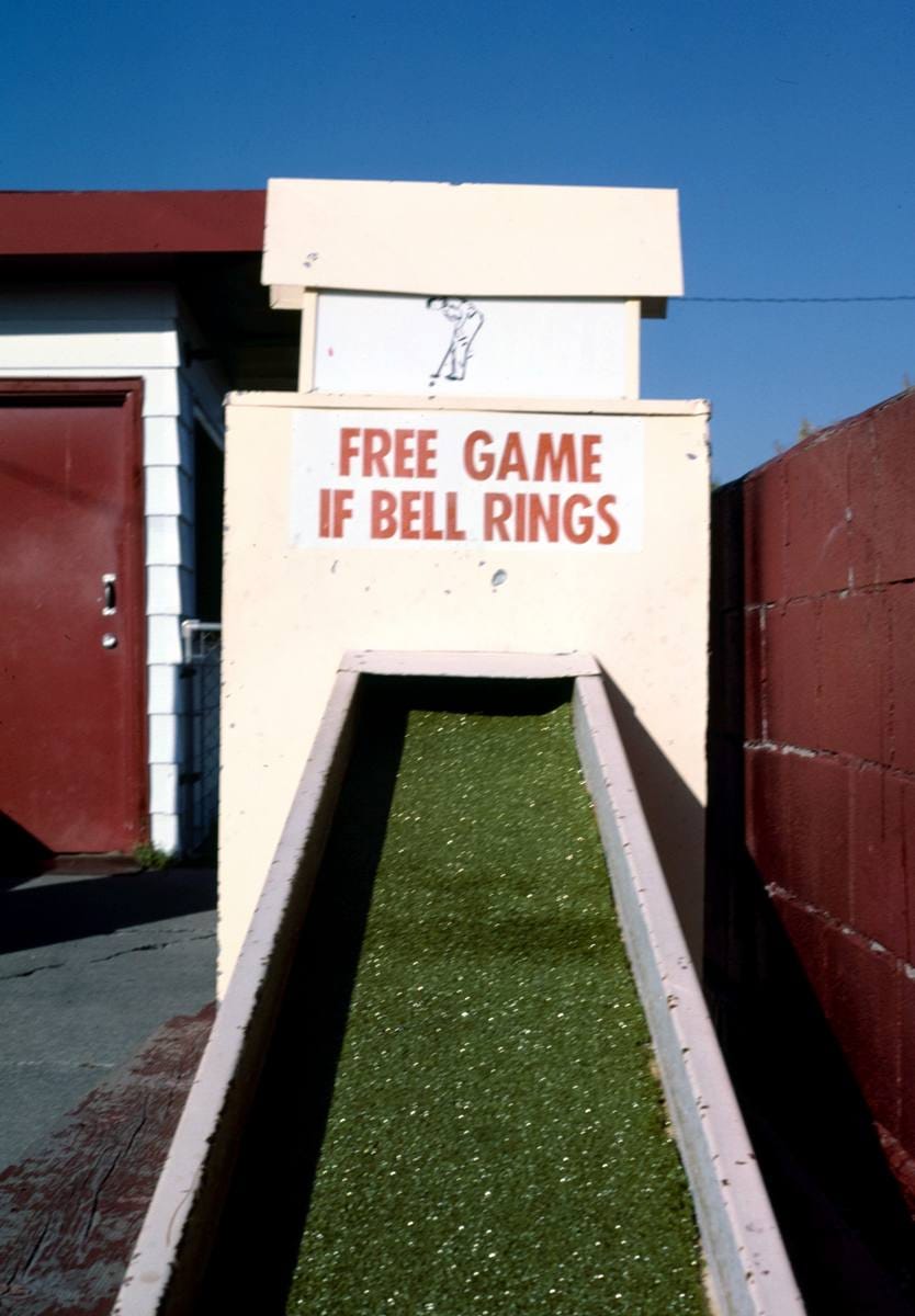 Historic Photo : 1987 18th hole, Benny's mini golf, Great Falls, Montana | Margolies | Roadside America Collection | Vintage Wall Art :