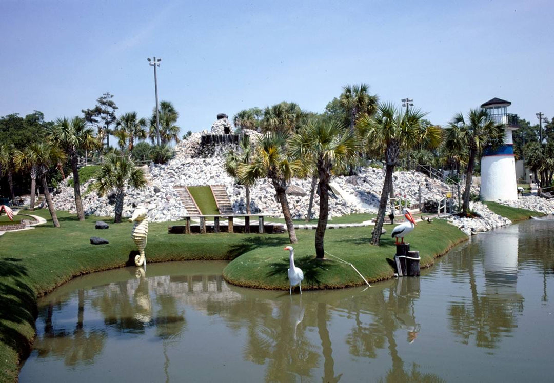 Historic Photo : 1979 Water (overall), Cap'n Cain Golf, Myrtle Beach, South Carolina | Margolies | Roadside America Collection | Vintage Wall Art :