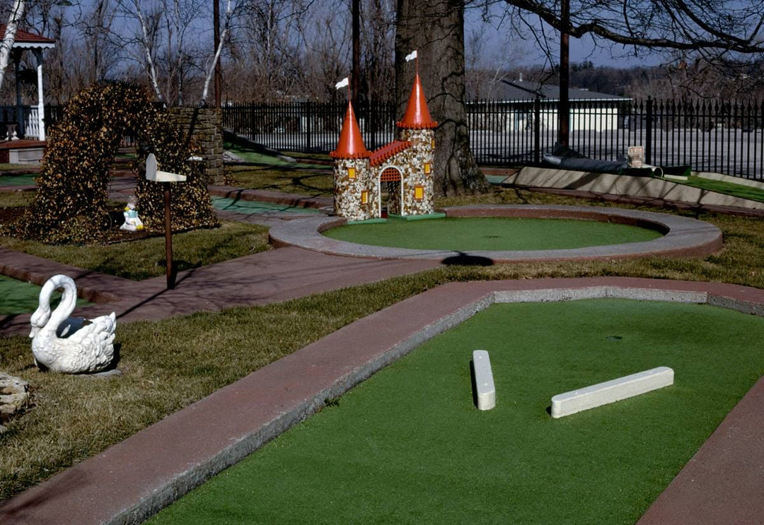 Historic Photo : 1996 Castle hole, Garden Golf, North Belt Highway, Saint Joseph, Missouri | Margolies | Roadside America Collection | Vintage Wall Art :