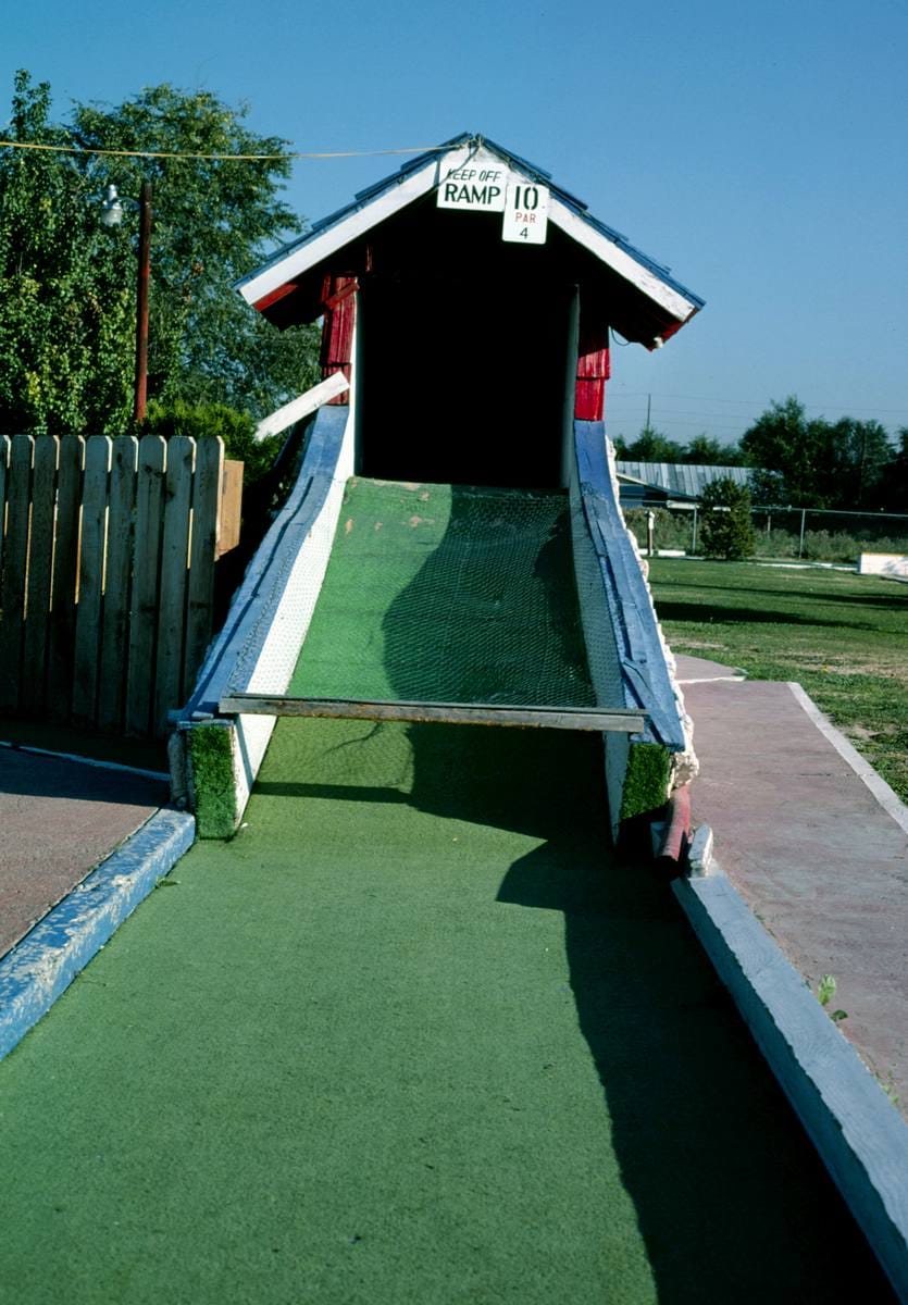 Historic Photo : 1987 Ramp # 10, Dean and Jo's mini golf., Yakima, Washington | Margolies | Roadside America Collection | Vintage Wall Art :