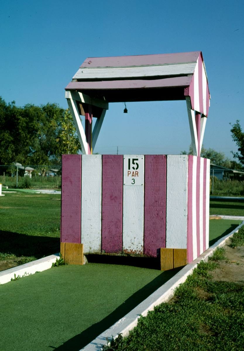 Historic Photo : 1987 Wishing well, Dean and Jo's mini golf, Yakima, Washington | Margolies | Roadside America Collection | Vintage Wall Art :