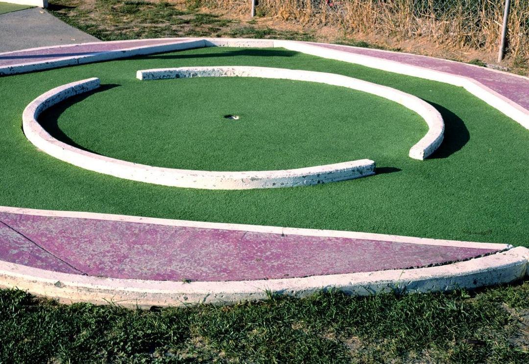 Historic Photo : 1987 Circle hazard, Dean and Jo's mini golf, Yakima, Washington | Margolies | Roadside America Collection | Vintage Wall Art :