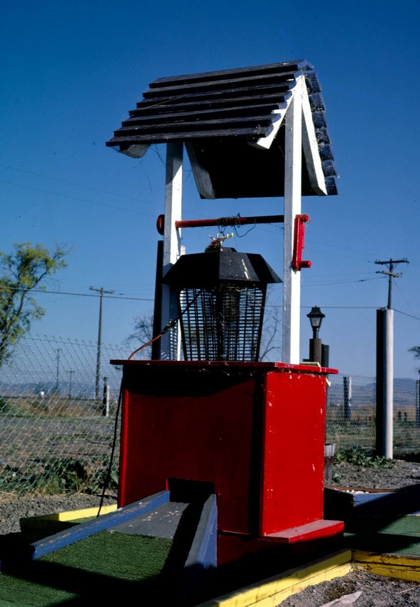 Historic Photo : 1987 Wishing well, Fun Land mini golf, Klamath Falls, Oregon | Margolies | Roadside America Collection | Vintage Wall Art :