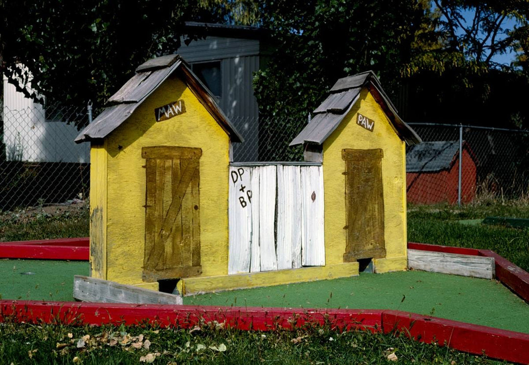 Historic Photo : 1987 Maw and Paw, mini golf at Oasis Park Resort, Ephrata, Washington | Margolies | Roadside America Collection | Vintage Wall Art :