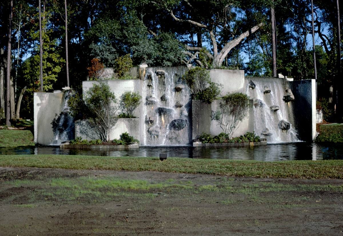 Historic Photo : 1985 Man made island, Plantation Falls Legendary Golf, Hilton Head Island, South Carolina | Margolies | Roadside America Collection | Vintage Wall Art :