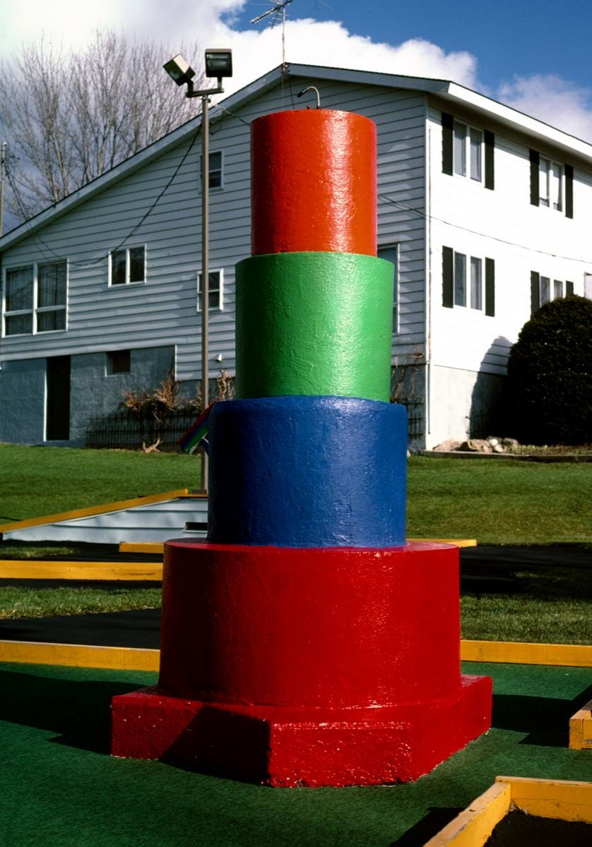 Historic Photo : 1987 Lighthouse view 2, Glauca Morra mini golf, Kirkland, New York | Margolies | Roadside America Collection | Vintage Wall Art :