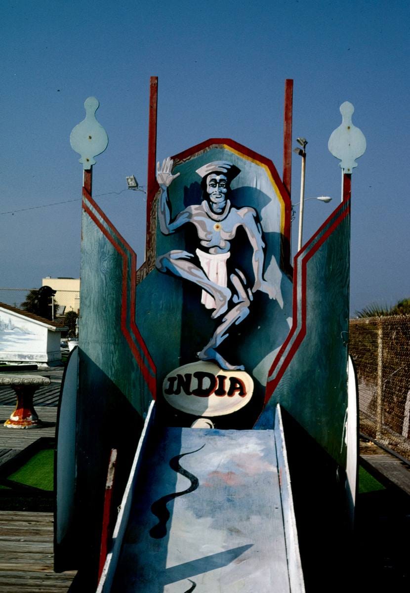 Historic Photo : 1990 India, Joyland Golf, Daytona Beach, Florida | Margolies | Roadside America Collection | Vintage Wall Art :