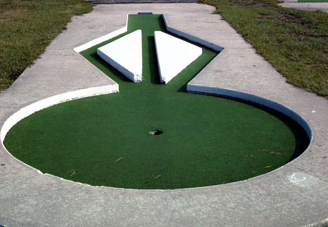 Historic Photo : 1985 Through triangles, Jekyll Island mini golf, Jekyll Island, Georgia | Margolies | Roadside America Collection | Vintage Wall Art :