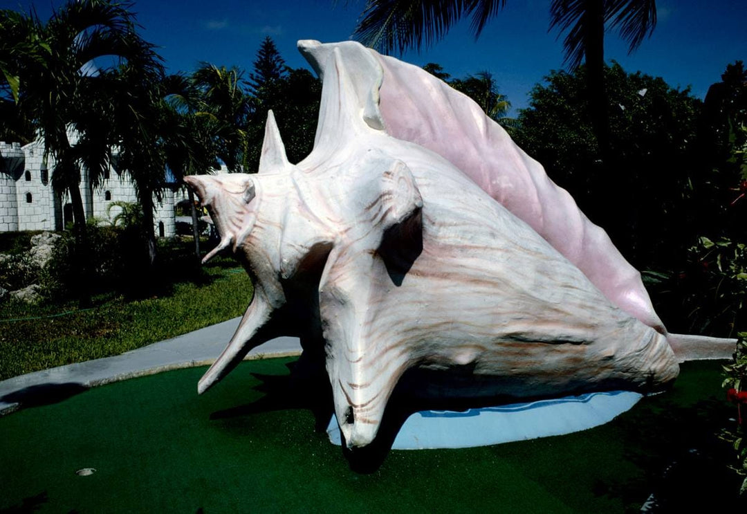 Historic Photo : 1990 Conch, Magic Carpet Golf, Key West, Florida | Margolies | Roadside America Collection | Vintage Wall Art :