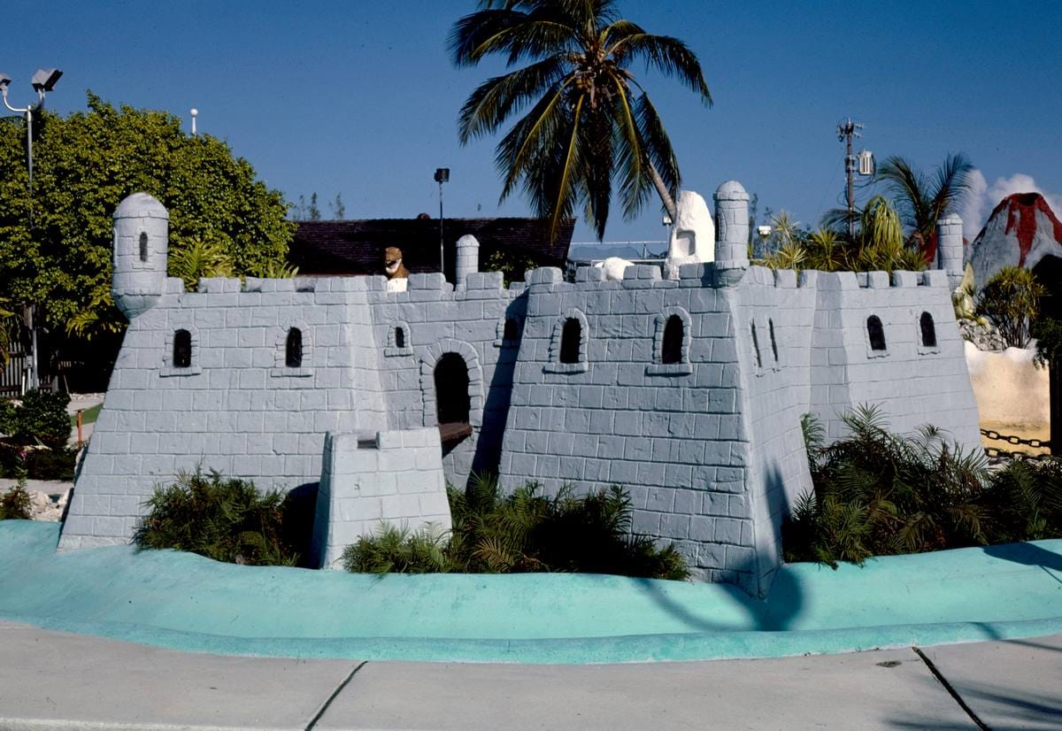 Historic Photo : 1985 Fort, Magic Carpet Golf, Key West, Florida | Margolies | Roadside America Collection | Vintage Wall Art :