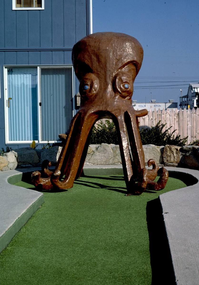 Historic Photo : 1985 Octopus hole, Bamboo Golf, Ocean City, Maryland | Margolies | Roadside America Collection | Vintage Wall Art :