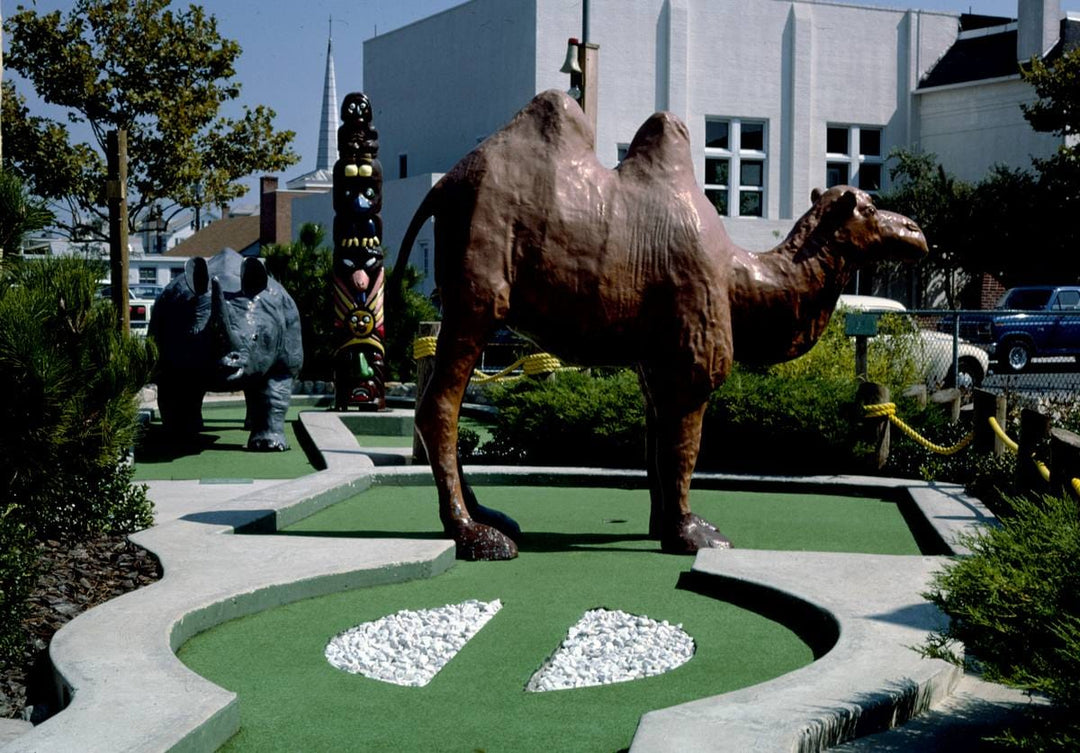 Historic Photo : 1985 Camel hole, Bamboo Golf, Ocean City, Maryland | Margolies | Roadside America Collection | Vintage Wall Art :