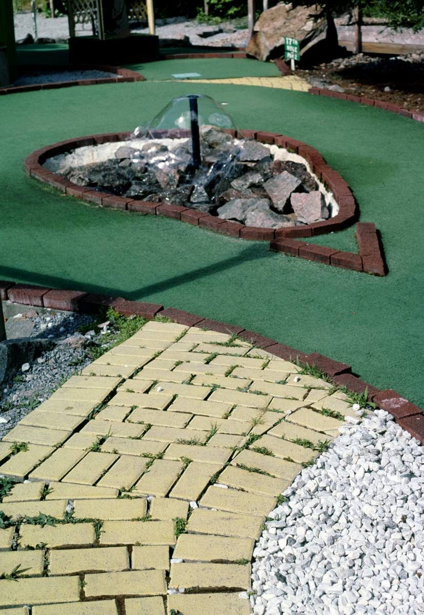 Historic Photo : 2002 Yellow Brick Road 2, Over the Rainbow mini golf, Old Forge, New York | Margolies | Roadside America Collection | Vintage Wall Art :