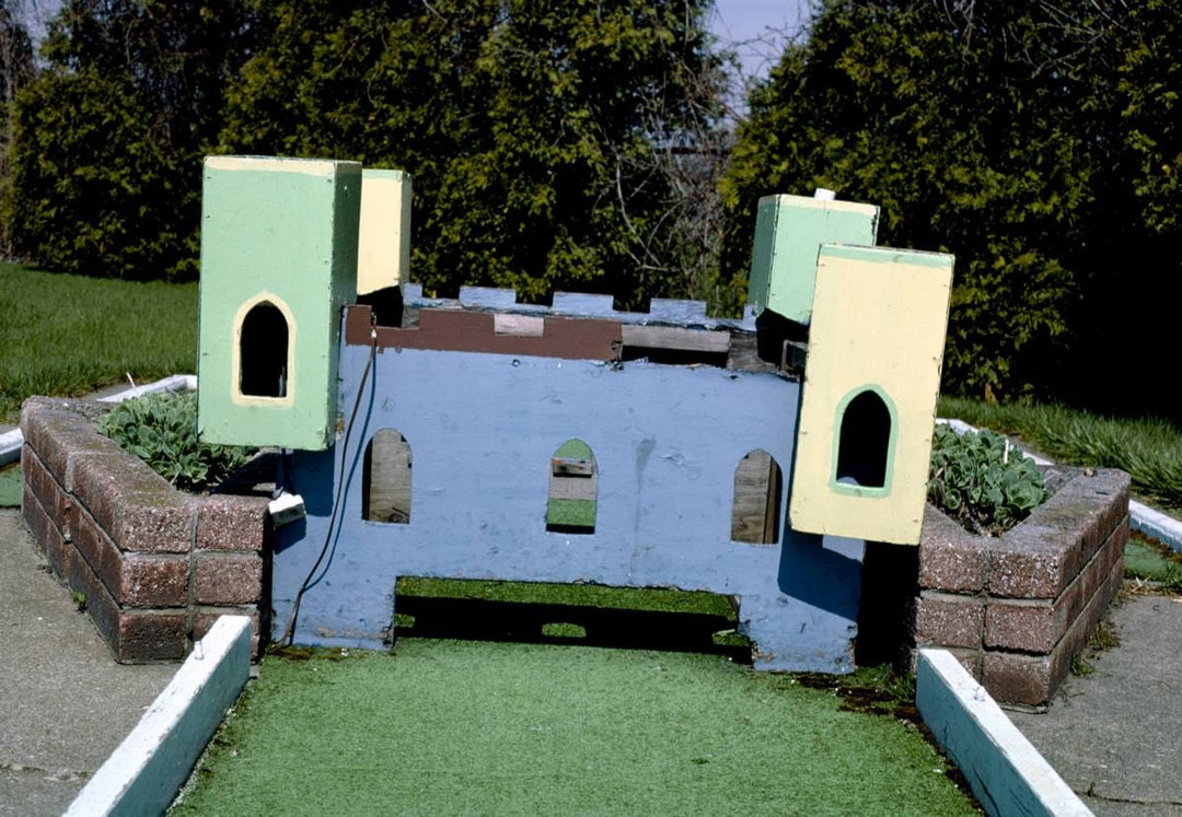 Historic Photo : 1986 Castle 1, Harper Metro mini golf, Mount Clemens, Michigan | Margolies | Roadside America Collection | Vintage Wall Art :