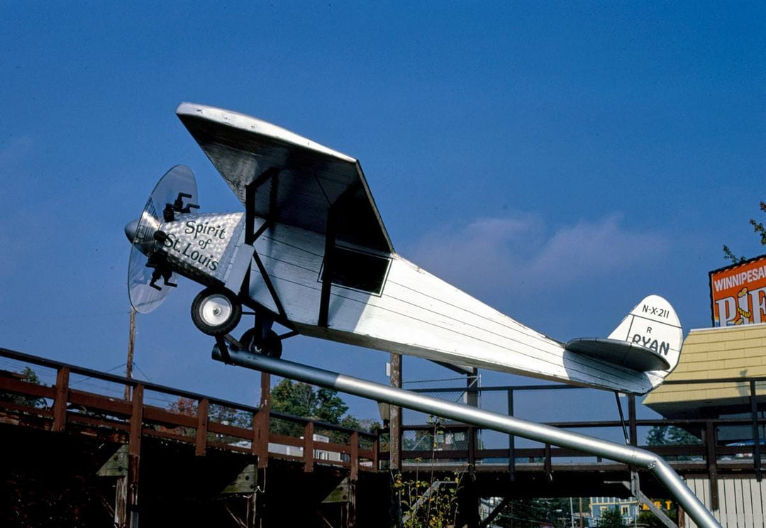 Historic Photo : 1984 Plane view 2, Salute to the USA mini golf, Lake Winnipesaukee Pier, Weirs Beach, New Hampshire | Photo by: John Margolies |