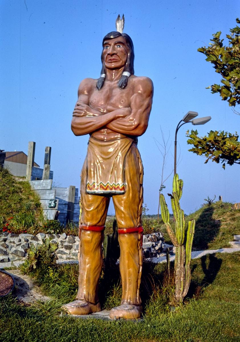 Historic Photo : 1985 Indian Brave, Gold Rush Golf, Ocean City, Maryland | Margolies | Roadside America Collection | Vintage Wall Art :