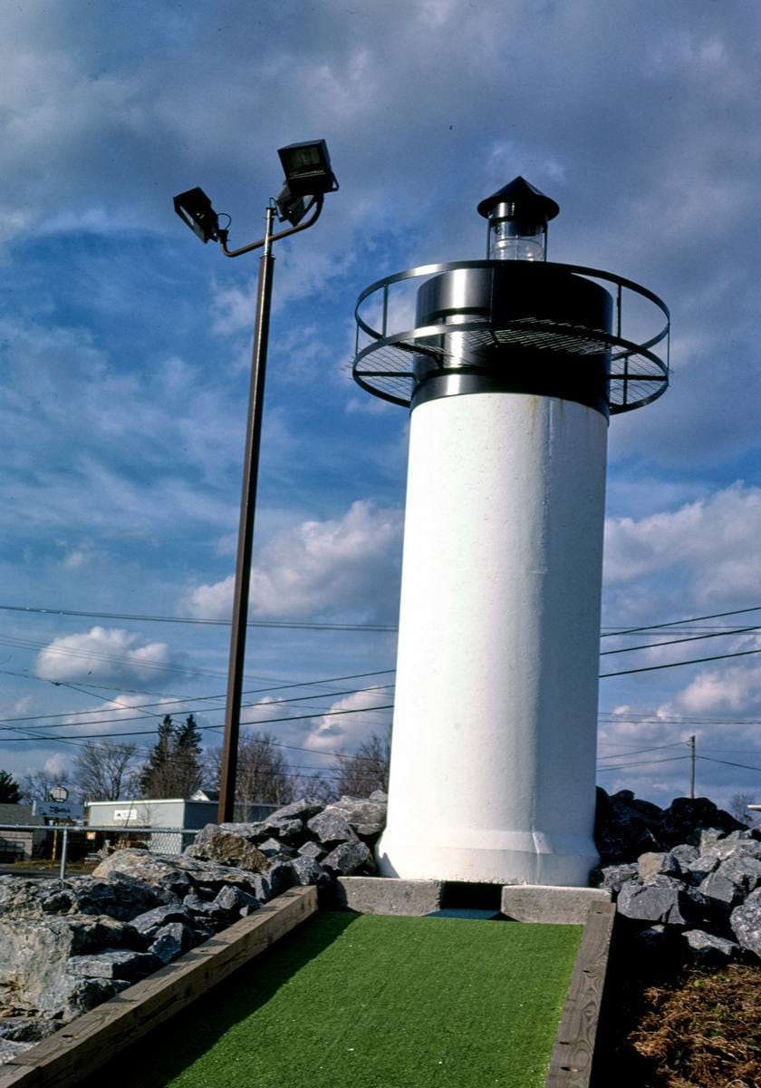 Historic Photo : 1987 Lighthouse, Cerri's mini golf, Marcy, New York | Margolies | Roadside America Collection | Vintage Wall Art :