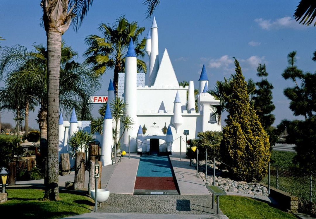 Historic Photo : 1985 Castle, Pomona Valley Golf, 7th Street, Upland, California | Margolies | Roadside America Collection | Vintage Wall Art :