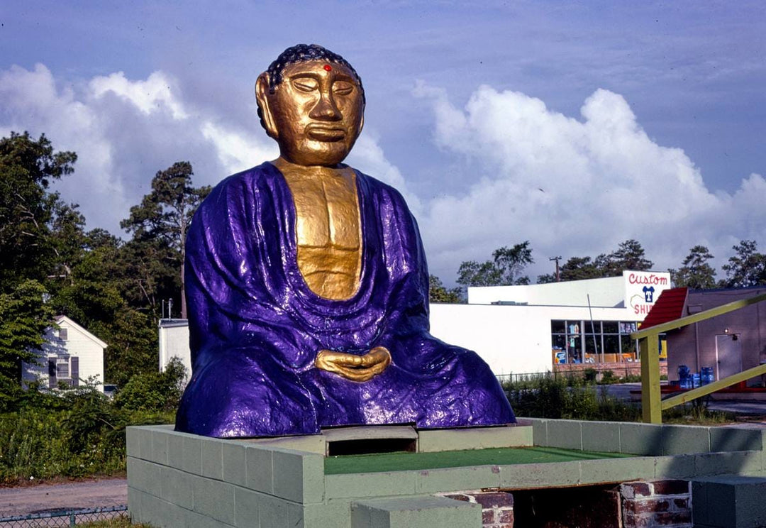 Historic Photo : 1979 Buddha, Wacky Golf, Myrtle Beach, South Carolina | Margolies | Roadside America Collection | Vintage Wall Art :