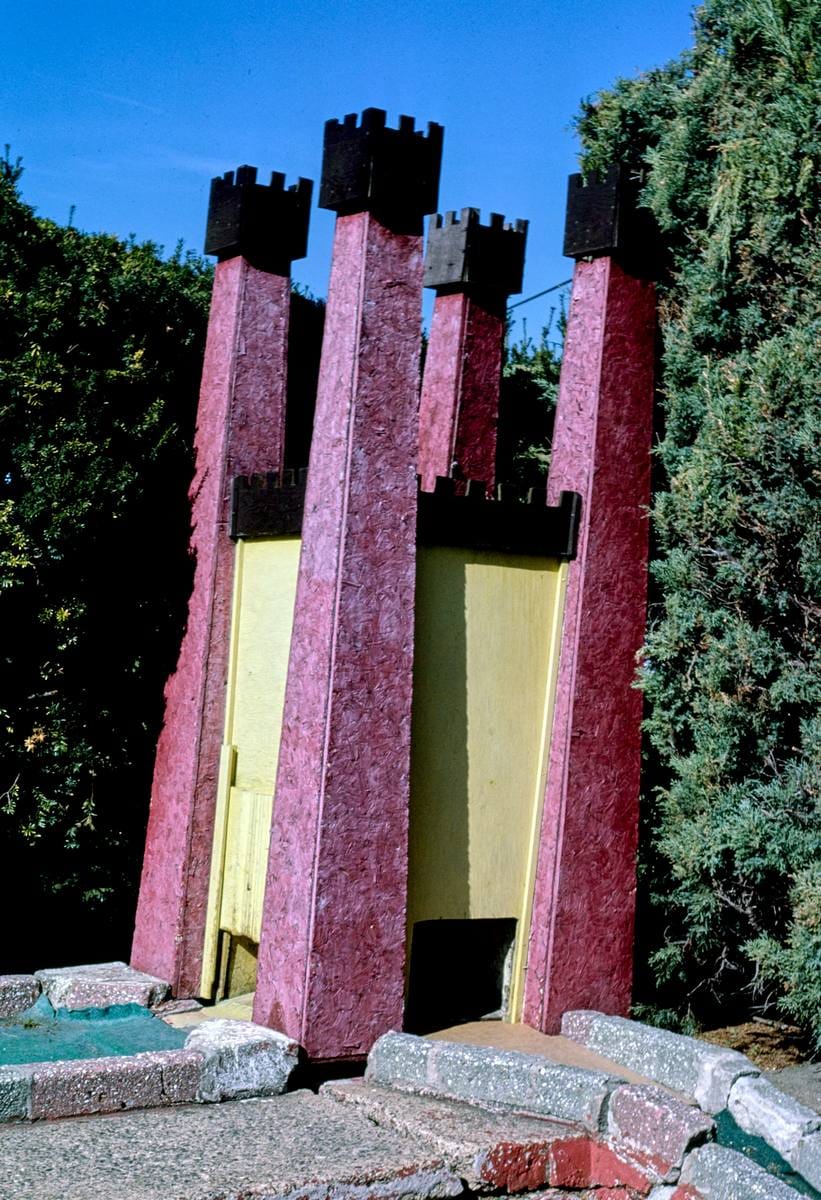 Historic Photo : 1984 Castle, Valleybrook mini golf, Route 202, Chadds Ford, Pennsylvania | Margolies | Roadside America Collection | Vintage Wall Art :