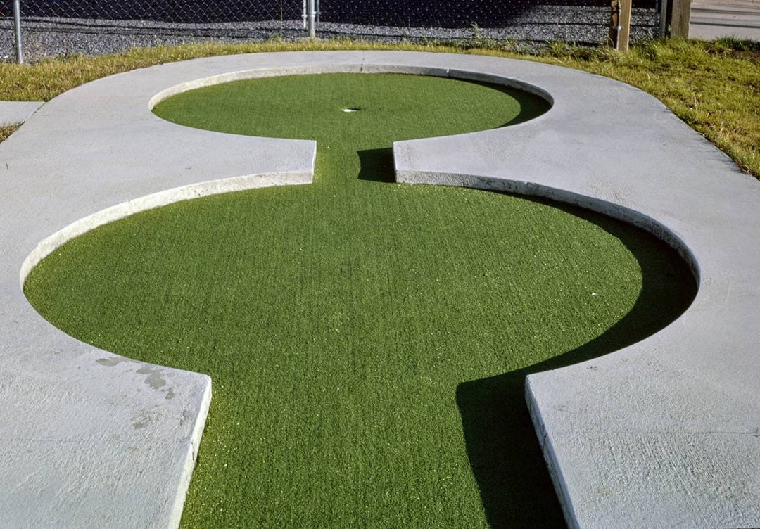 Historic Photo : 1987 Cerri's mini golf, double circle, Marcy, New York | Margolies | Roadside America Collection | Vintage Wall Art :