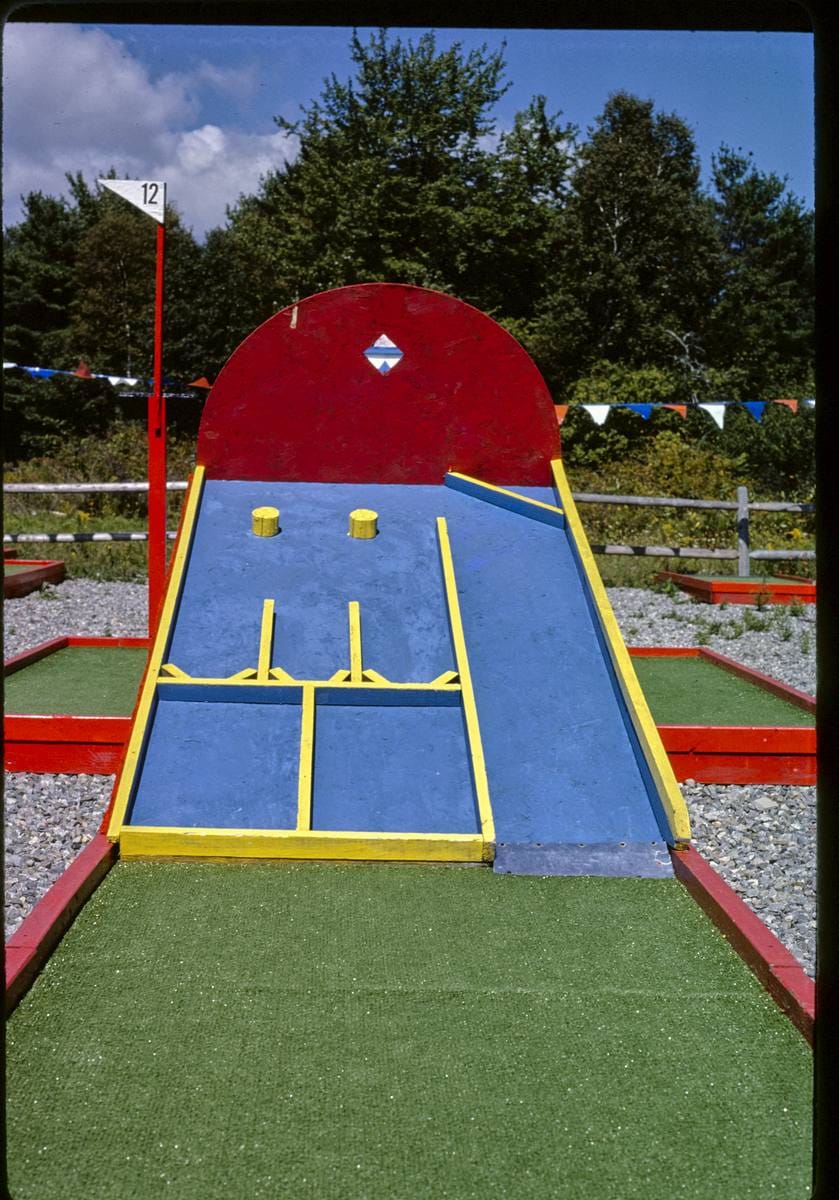 Historic Photo : 1984 Hole in One mini golf, Route 1, Waldoboro, Maine | Margolies | Roadside America Collection | Vintage Wall Art :