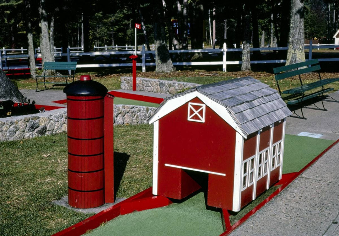 Historic Photo : 1984 Funspot mini golf, Route 3, Weirs Beach, New Hampshire | Margolies | Roadside America Collection | Vintage Wall Art :