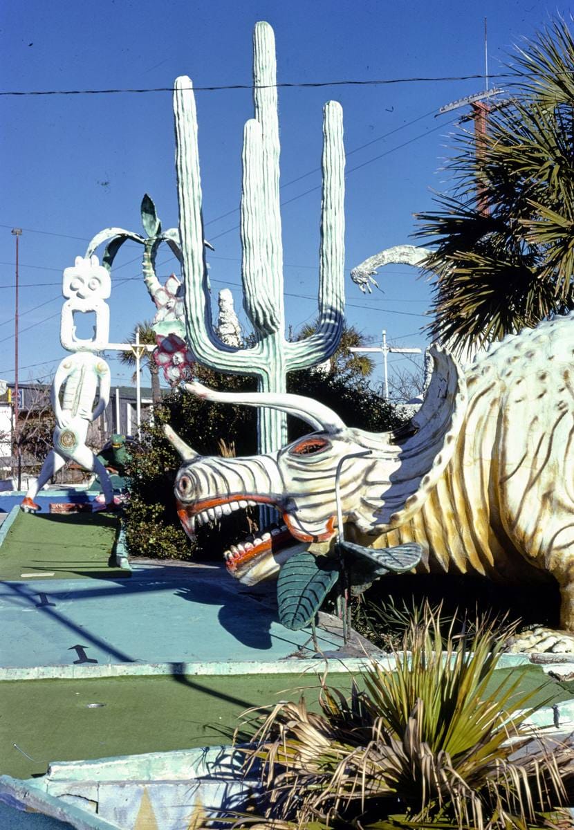 Historic Photo : 1979 Goofy Golf, Route 98A, Panama City Beach, Florida | Margolies | Roadside America Collection | Vintage Wall Art :