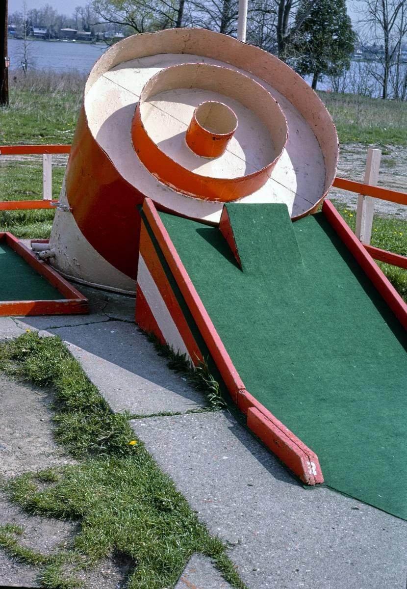 Historic Photo : 1986 View 8, Putt-Putt Golf Course, Drayton Plains, Michigan | Margolies | Roadside America Collection | Vintage Wall Art :