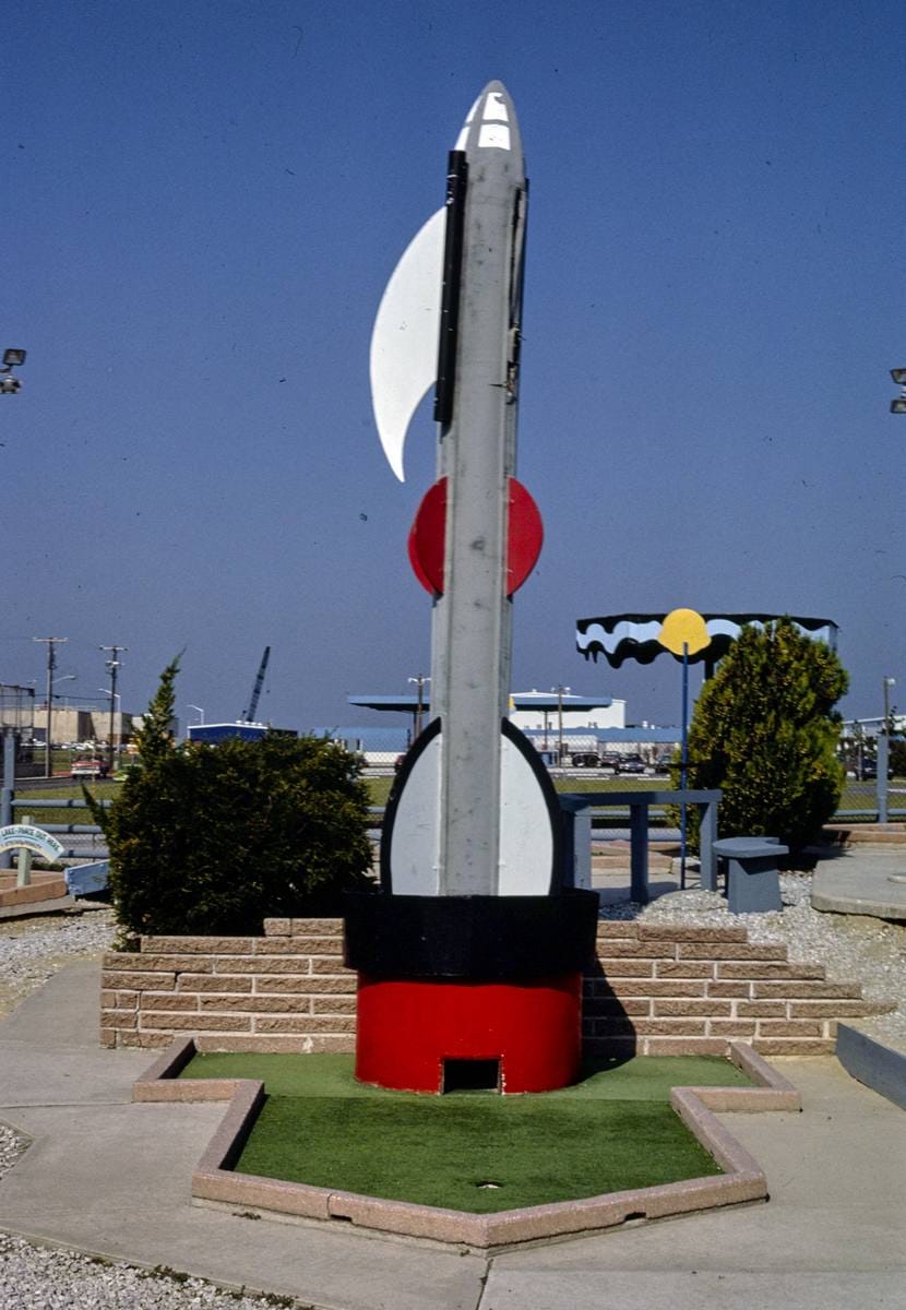 Historic Photo : 1986 Old Pro Golf, Ocean City, Maryland | Margolies | Roadside America Collection | Vintage Wall Art :