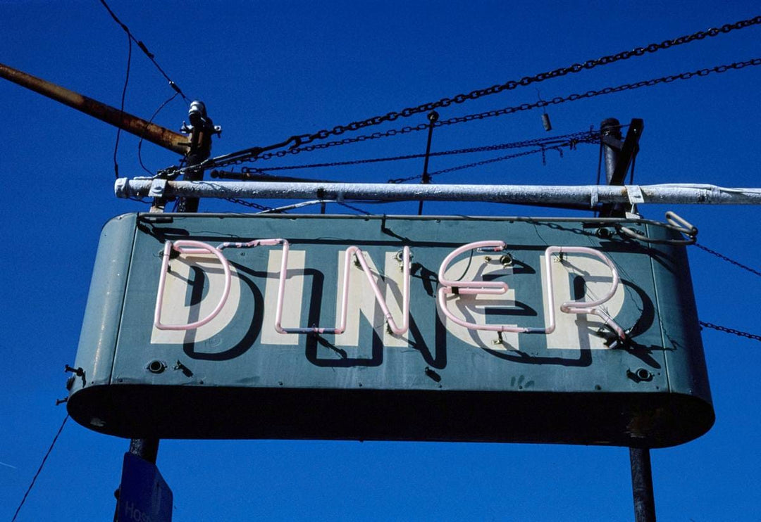 Historic Photo : 1989 Scotty's Diner sign, Wilkinsburg, Pennsylvania | Margolies | Roadside America Collection | Vintage Wall Art :