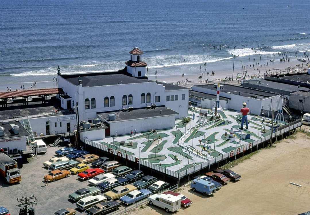 Historic Photo : 1978 Connoisseur Golf above, Ocean City, New Jersey | Margolies | Roadside America Collection | Vintage Wall Art :