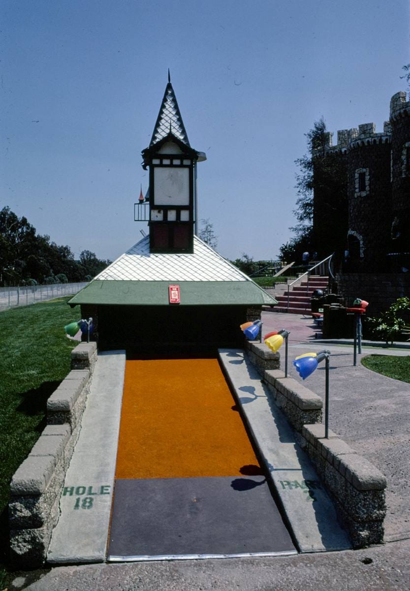 Historic Photo : 1981 Castle Park Golf, hole 18, Redondo Beach, California | Margolies | Roadside America Collection | Vintage Wall Art :