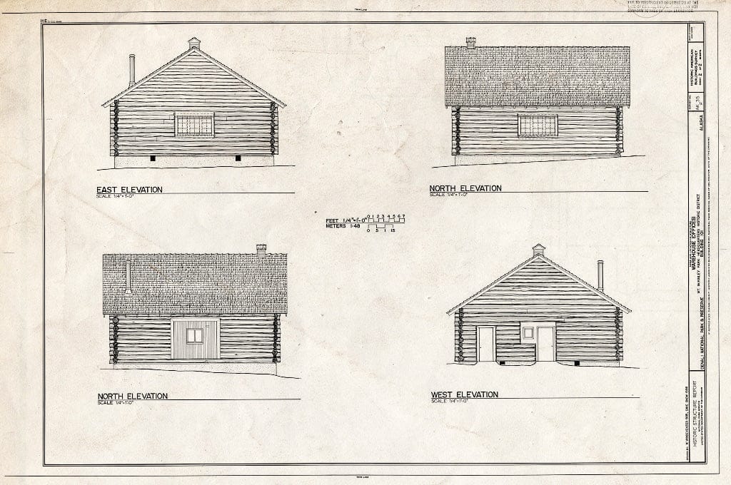 Blueprint HABS AK,23-MCKIN,1-F- (Sheet 2 of 2) - Mount McKinley Headquarters, Warehouse, Cantwell, Denali Borough, AK