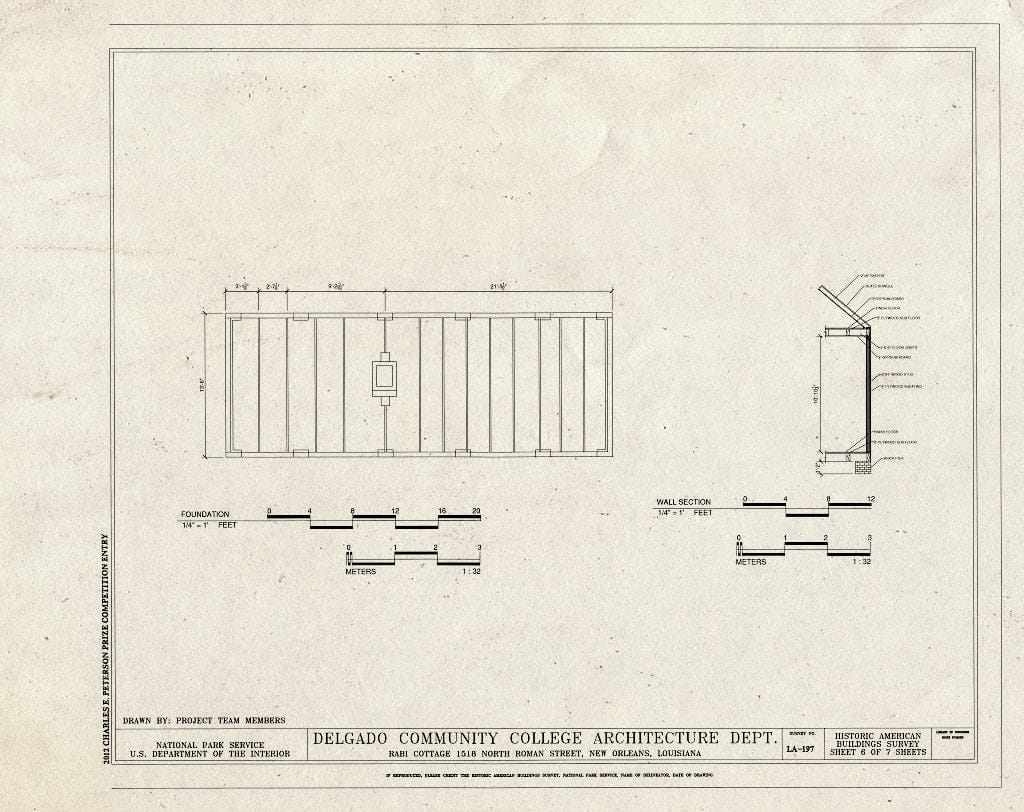 Blueprint Foundation - Rabi Cottage, 1518 North Roman Street, New Orleans, Orleans Parish, LA