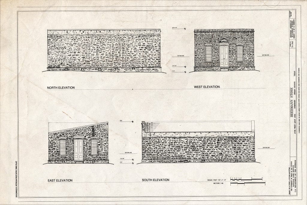 Blueprint Elevations - Heermann Store, 4308 West Loop 1604, Somerset, Bexar County, TX