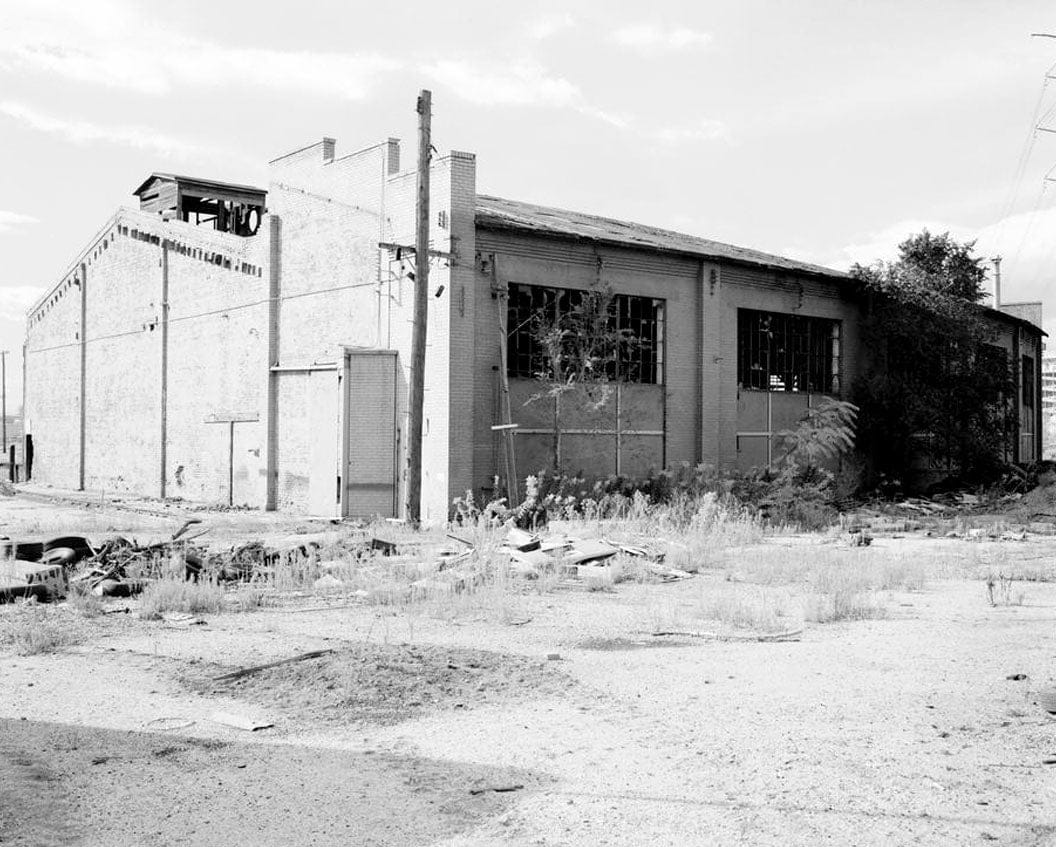 Historic Photo : Colorado & Southern Railway Denver Roundhouse Complex, Seventh Street, East of South Platte River, Denver, Denver County, CO 3 Photograph