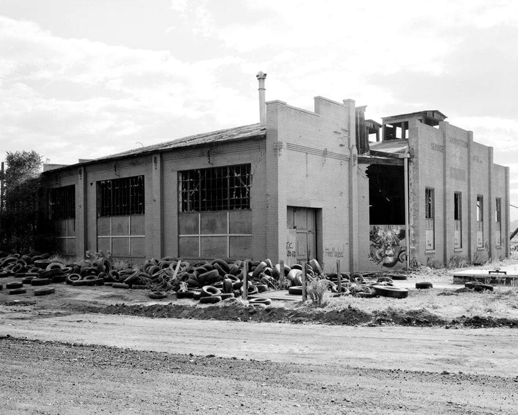 Historic Photo : Colorado & Southern Railway Denver Roundhouse Complex, Seventh Street, East of South Platte River, Denver, Denver County, CO 4 Photograph