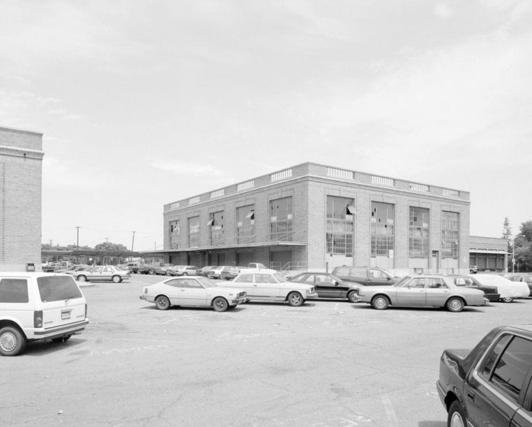 Historic Photo : Southern Pacific Railroad Depot, Railroad Terminal Post Office & Express Building, Fifth & I Streets, Sacramento, Sacramento County, CA 4 Photograph