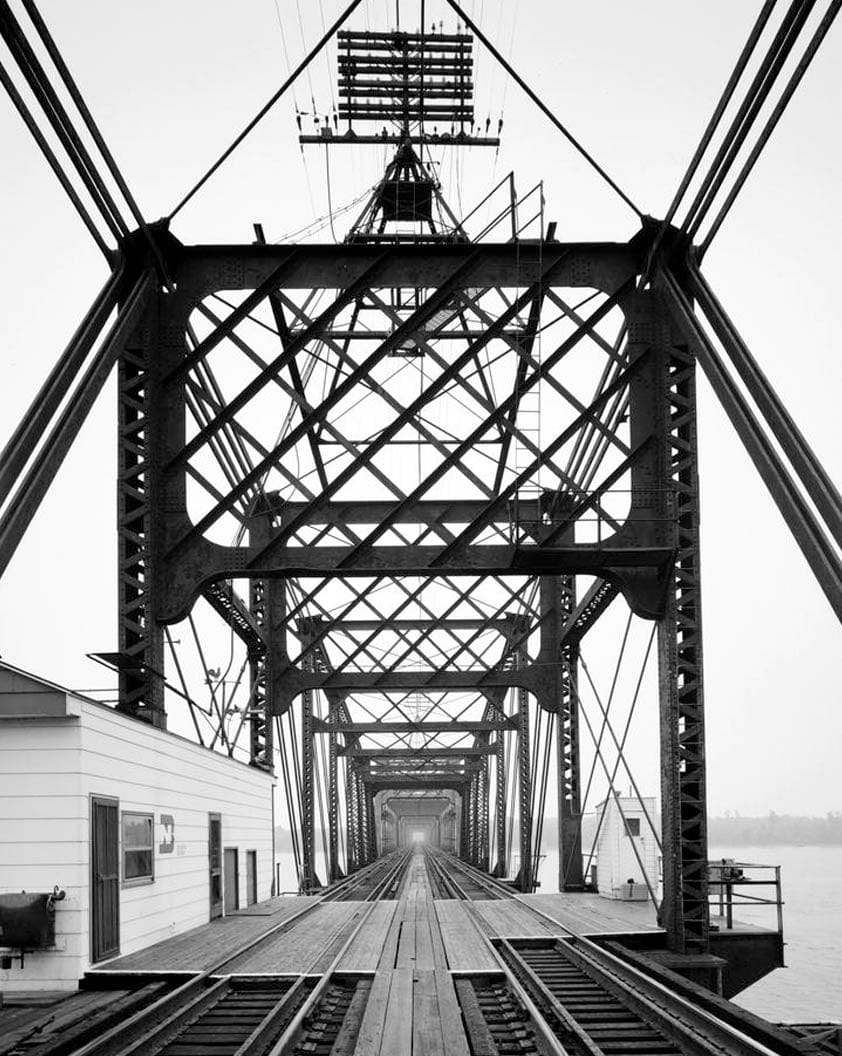 Historic Photo : Burlington Bridge, Burlington, Des Moines County, IA 27 Photograph