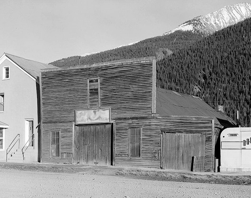 Historic Photo : Silverton Historic District, Stable, Blair Street, Silverton, San Juan County, CO 1 Photograph